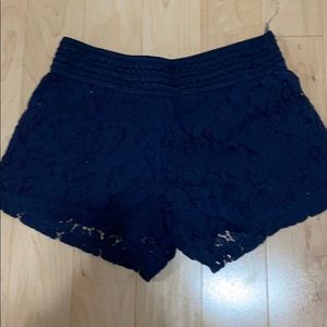 lace shorts